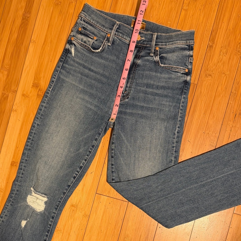 MOTHER The Insider Crop Step Chew in Dancing on Coals Size 26 - Picture 13 of 16